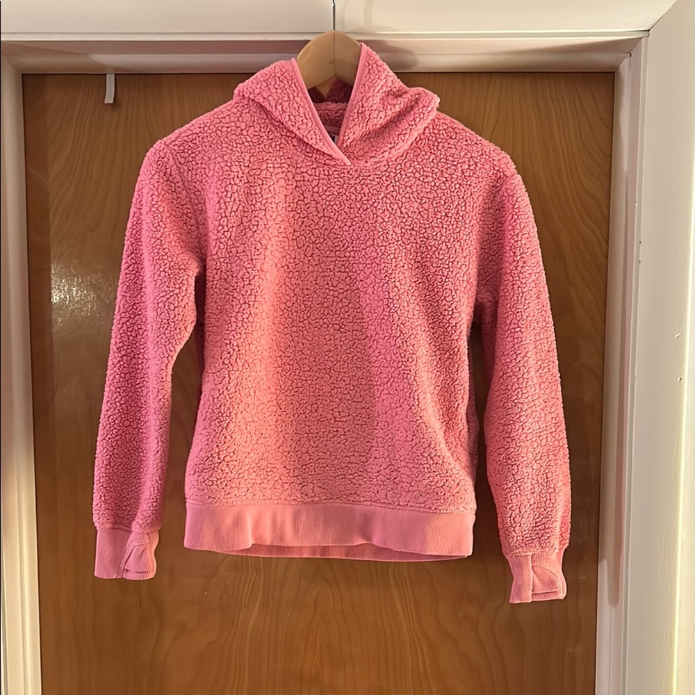 Cozy Pink Sherpa Hoodie Sweater